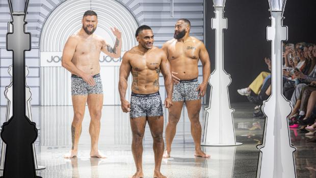All Blacks, undies, and flirtation at New Zealand Fashion Week