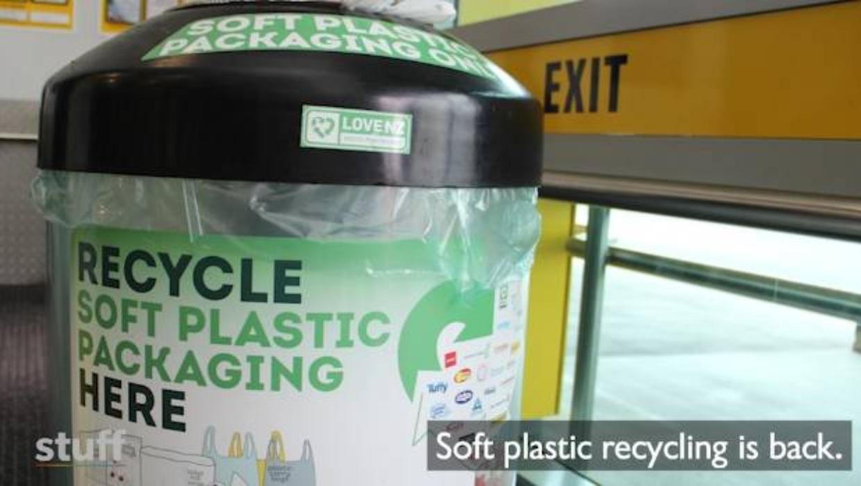 Soft plastic recycling bins are back - here's what you can and can