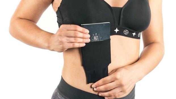 Review: We try the Travel Bra, a unique storage option for female  travellers