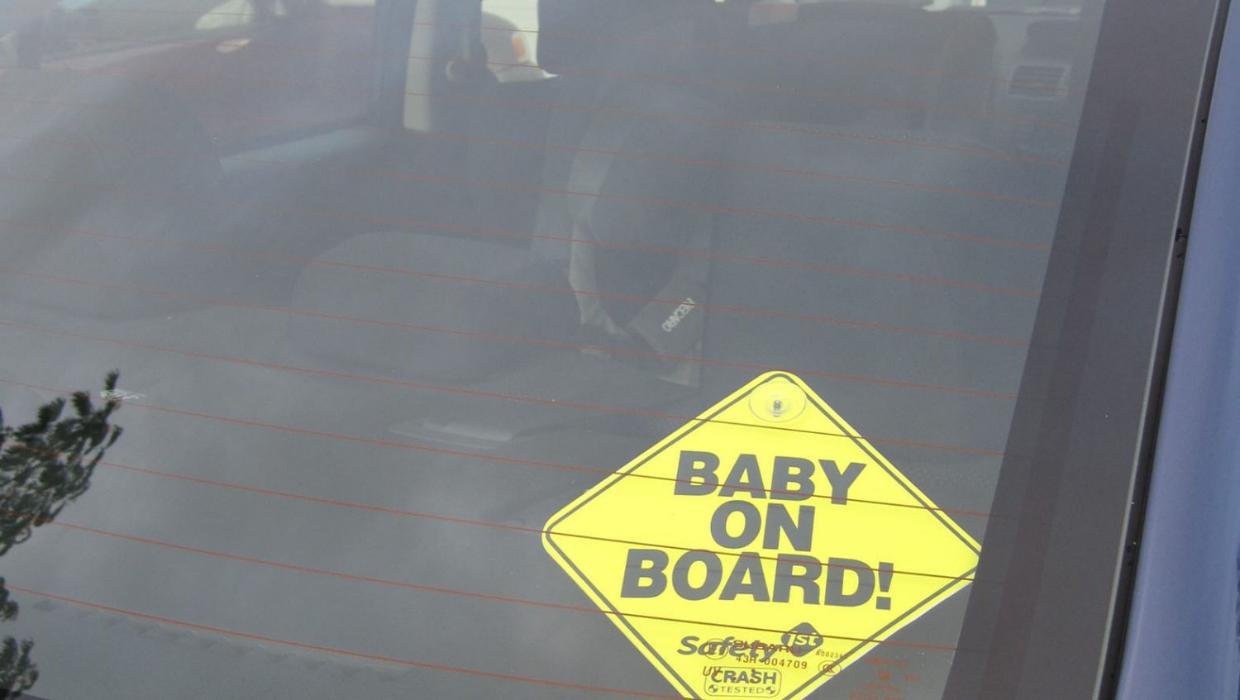 Baby On Board Sticker, Car Sticker, NZ Made